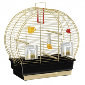 Оборудвана клетка за птици CAGE LUNA 2 BRASS 44,5x25x45,5см.
